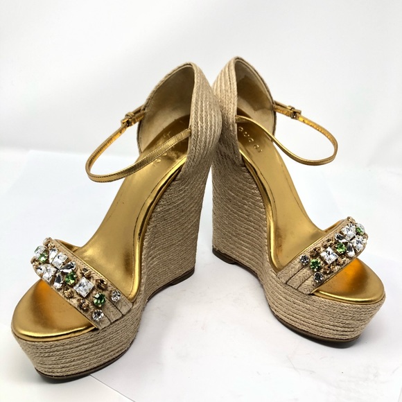 GUCCI platform diamond sandals LIMITED EDITION - Picture 5 of 8